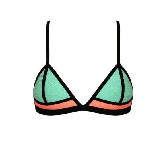 Triangl Bambi Neoprene Bikini in Sugar Plum Size Medium Bikini Top Only - Picture 2 of 10